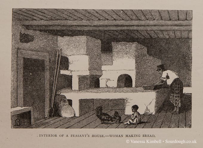 interior of a peasants house
