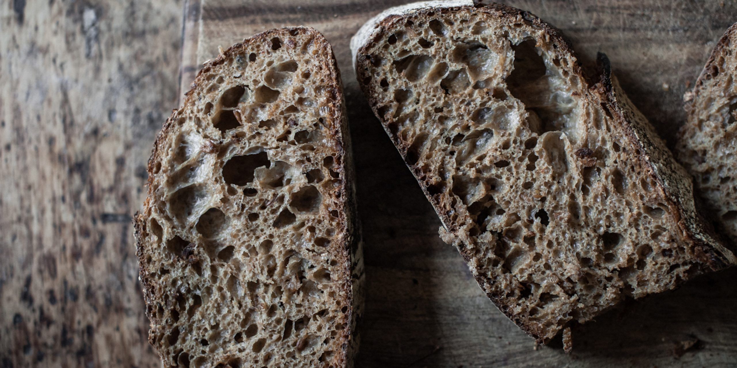 open crumb sourdough
