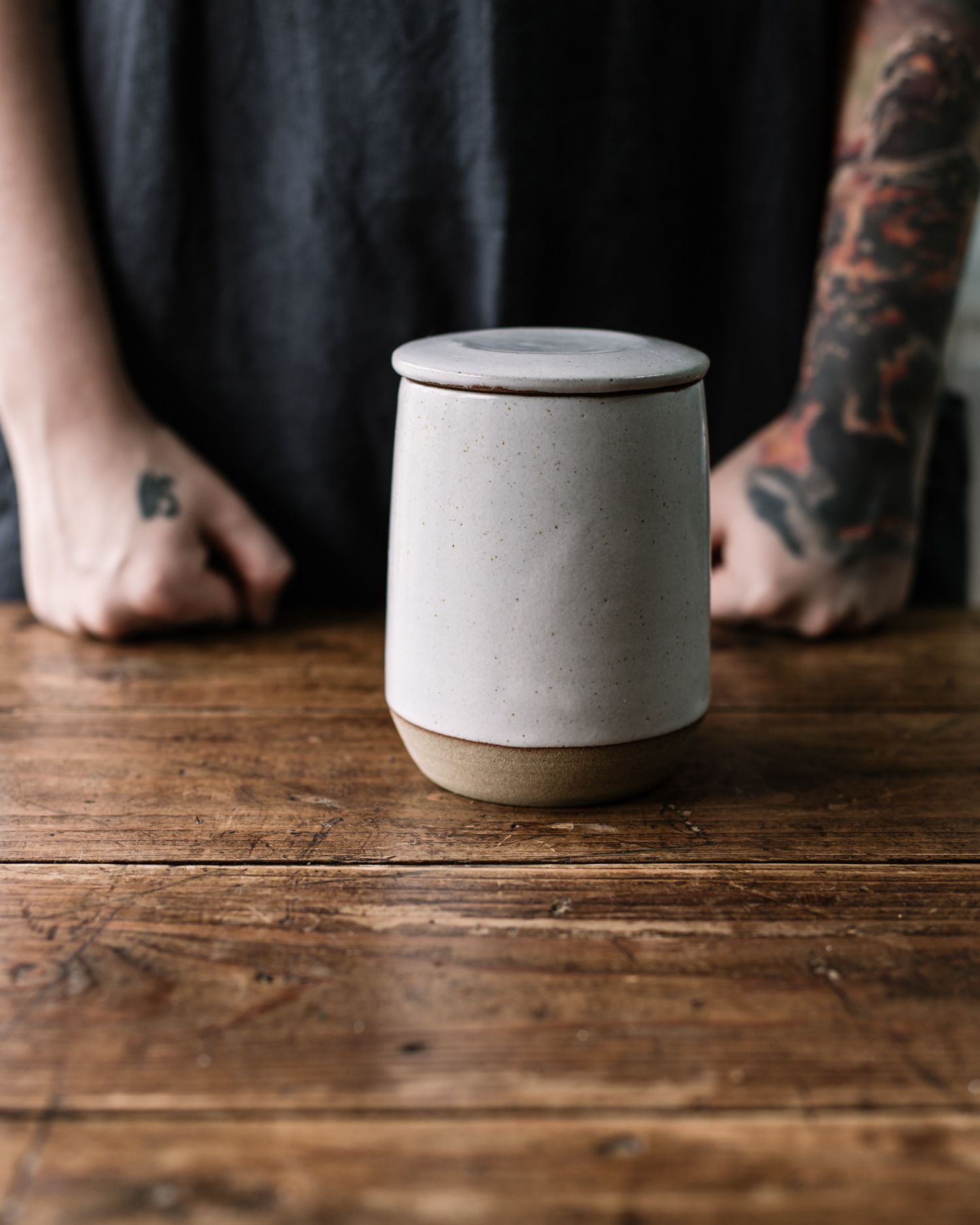 Sourdough Starter Jar - White - Image 2