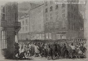 1846 – riot boulangerie – paris 1846 – Riot outside a boulangerie – Paris