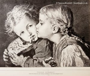 1879 – bread – children – uk 1879 – Children with bread - UK