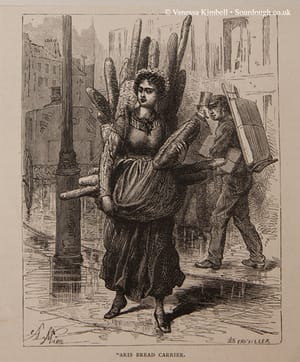1880’s – bread carrier – paris 1880 – Bread carrier – Paris