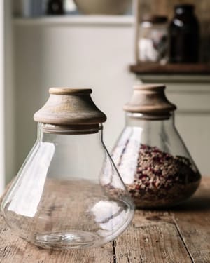 Nkuku Glass storage jars