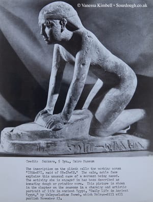 1965 – kneading – egypt – early bread making 1965 – Early bread making - Egypt
