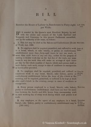 1899 – law – labour – baker – uk 1899 – Labour law - UK