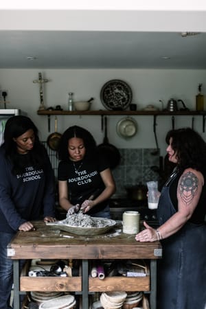 Teaching Sourdough Vanessa Kimbell sharing Sourdough tips with beginner bakers