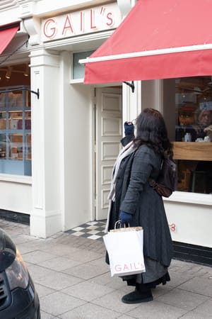Dr Kimbell standing outside a Gails to investigate 