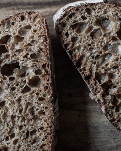open crumb sourdough
