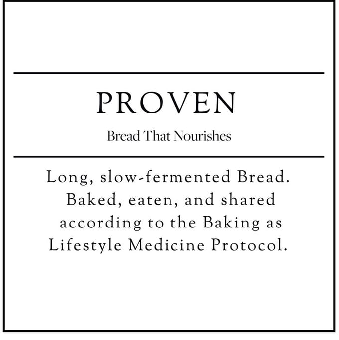 Proven Bread Logo - Nourishing Bread Long slow fermented