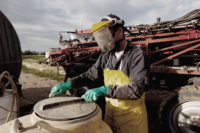 Glysophate in barrels 