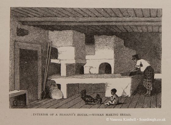 interior of a peasants house 