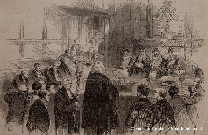 Ministers, discussing corn laws in 1842