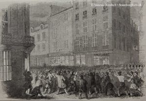 1846 – Riot outside a boulangerie – Paris