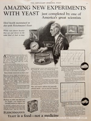 1919 – Fleischmanns yeast – USA