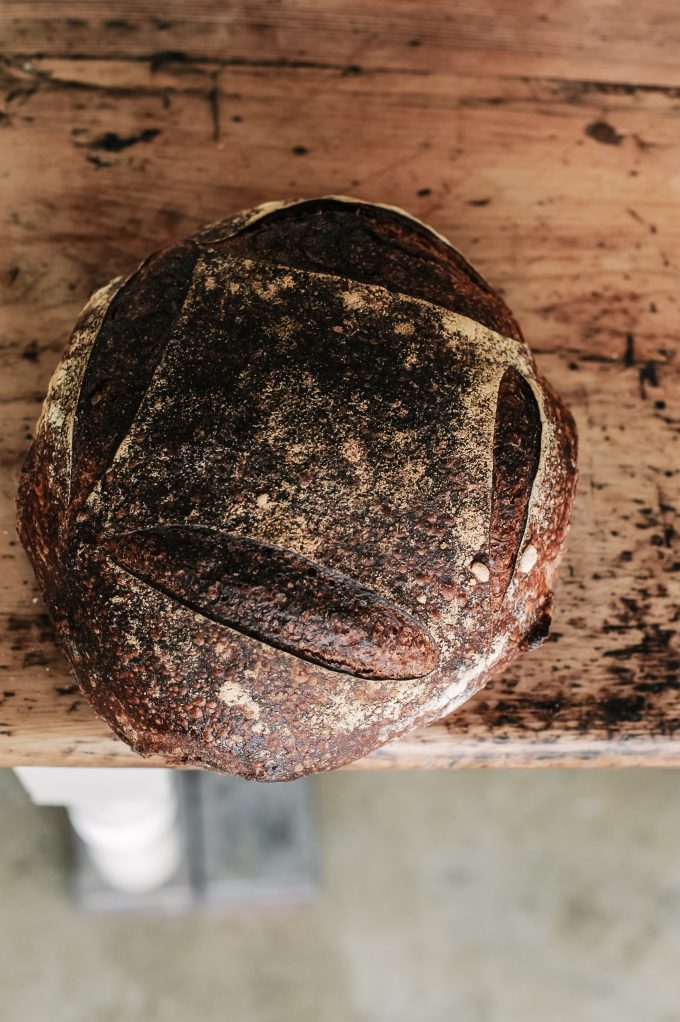 Large baked sourdough