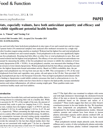 walnuts and health