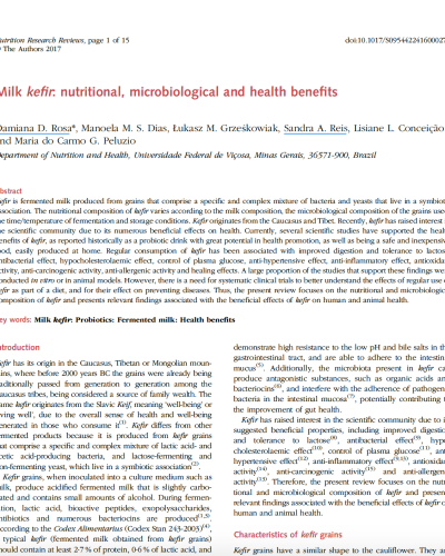 health benefits of kefir