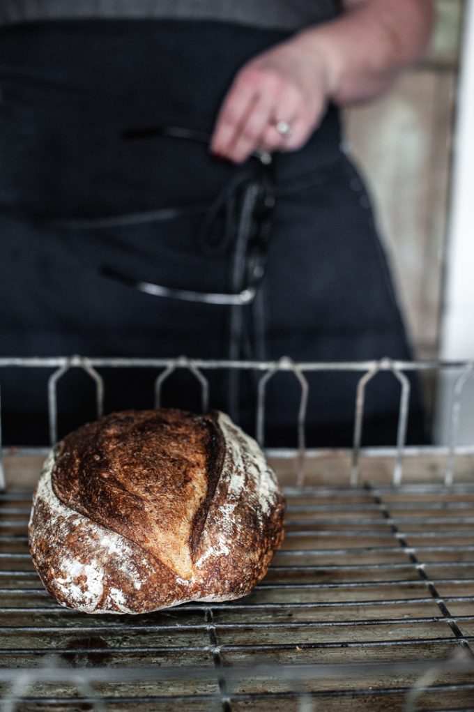 fresh sourdough loaf