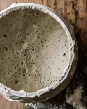 white sourdough starter