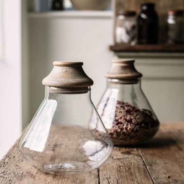 Nkuku Glass storage jars