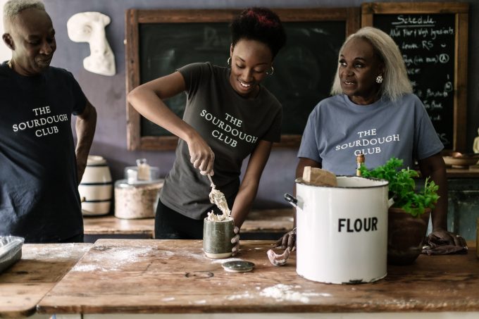 Making a sourdough starter