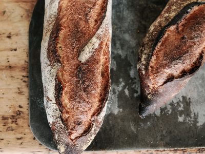 bagettes on the table