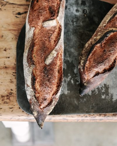 bagettes on the table