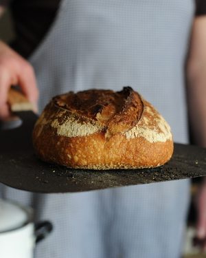 Baking Peel in hand