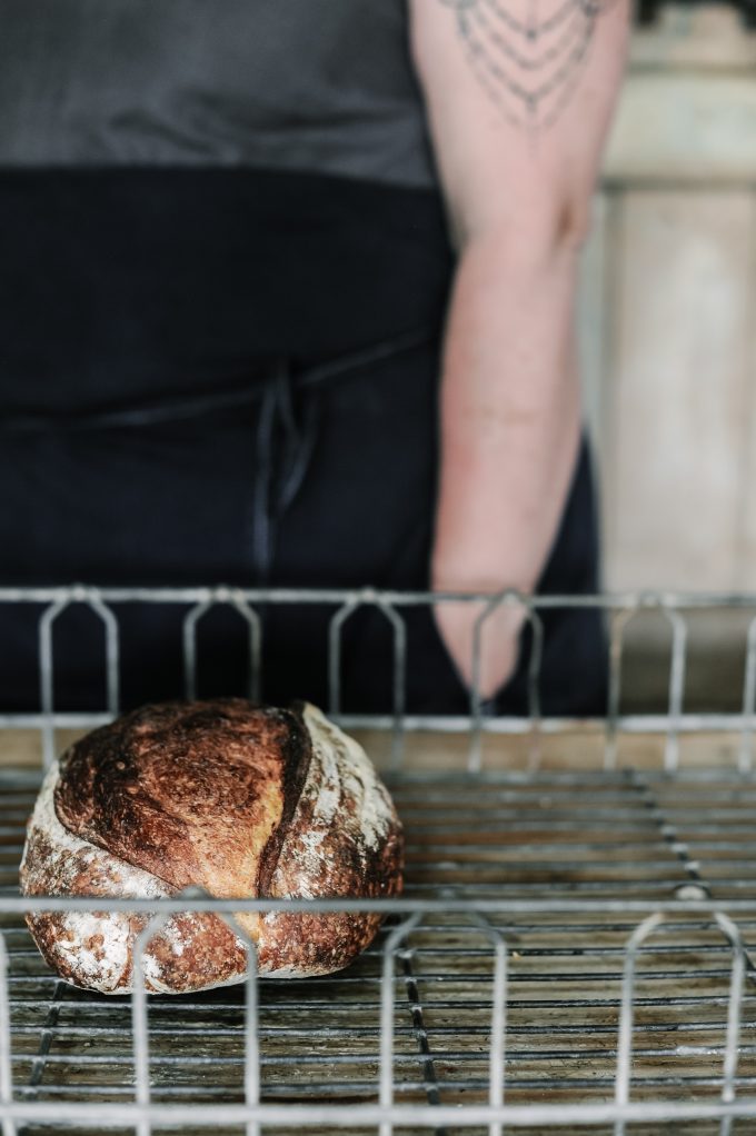 Large baked sourdough