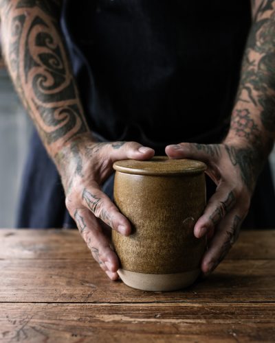 Sourdough Starter Jar Limited Edition Ochre