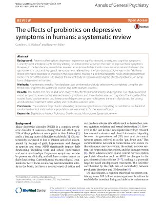 Probiotics and Depression