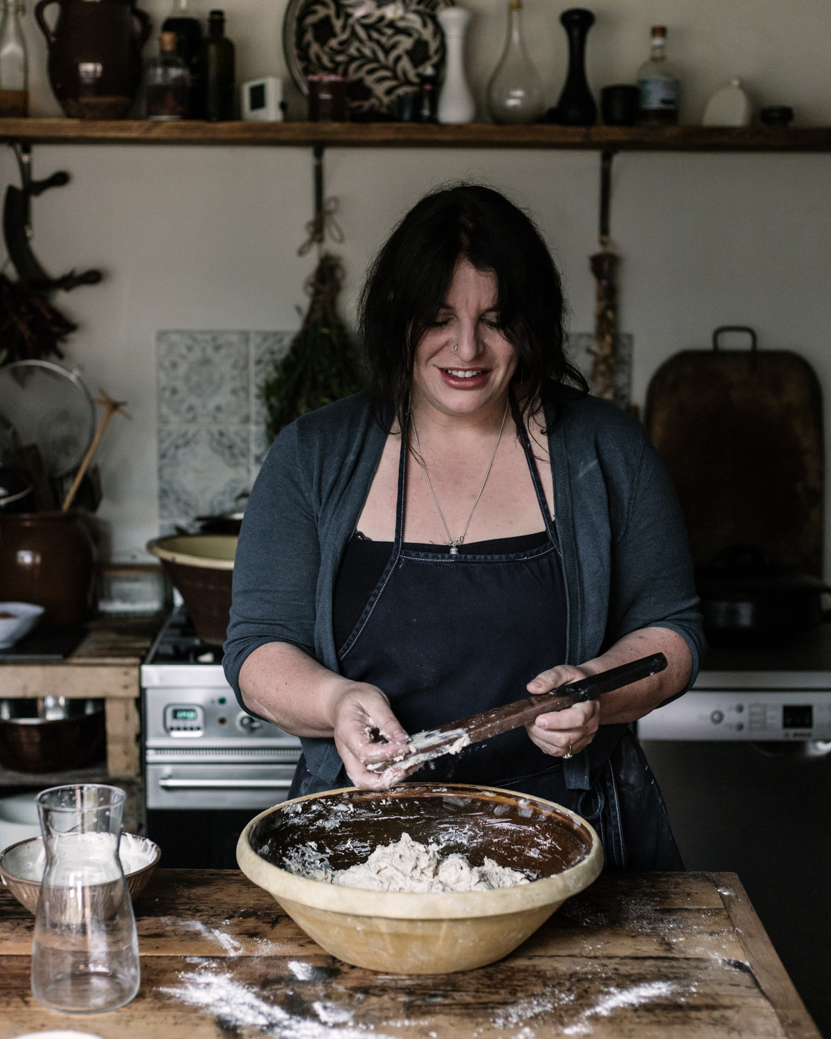 Wood Sourdough Spatula