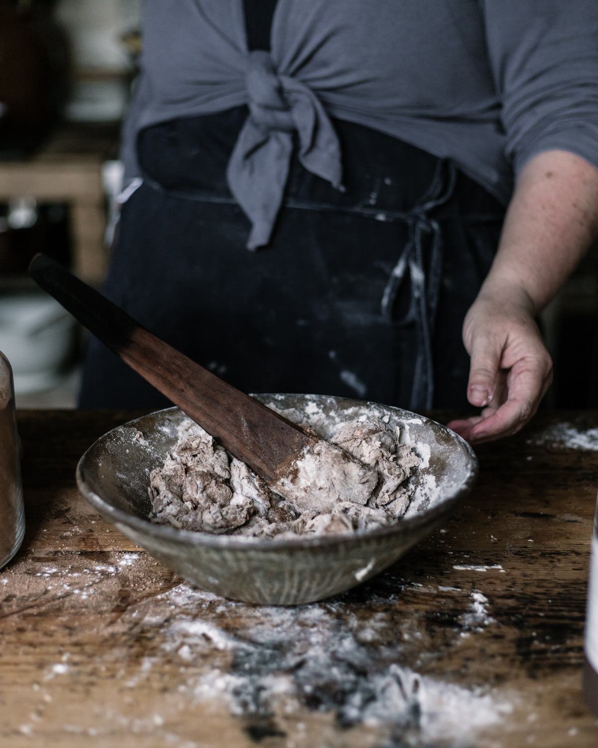 Wood Sourdough Spatula